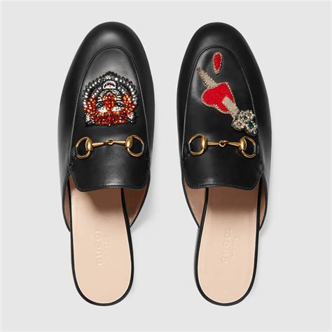 gucci princetown loafers wolf applique|Gucci princetown euro price.